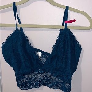 Blue bralette